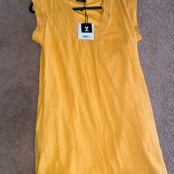 Yellow Very J Shift Dress - Picture 2 of 5